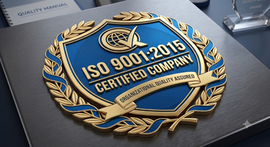 ISO 9001:2015 Certified Company Seal